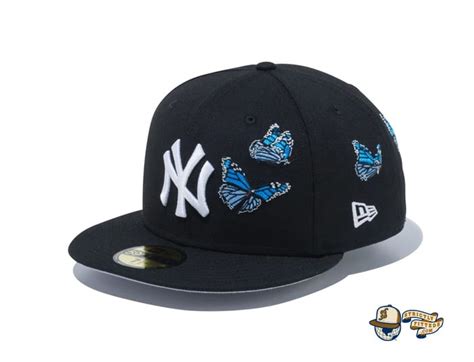 yankee hat with butterfly